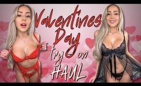 VALENTINES panties TRY ON HAUL ❤️  || Bonnie Brown