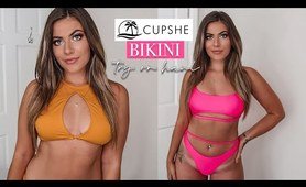 CUPSHE two piece bathing suit TRY ON HAUL 2020