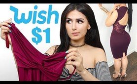 I BOUGHT CHEAP items ON WISH (TRY ON HAUL)
