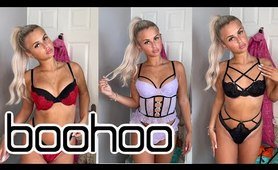 large BOOHOO lingerie TRY ON HAUL