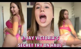 VICTORIA’S SECRET VALENTINES DAY underwear TRY ON HAUL