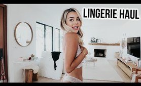 lingerie try on haul + my self tanning routine!