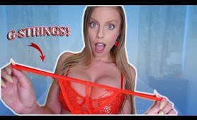 RED HOT lingerie TRY ON HAUL!!