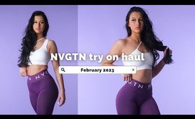 NVGTN try on haul / photoshoot BTS | February 2023