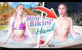 MINI two piece bathing suit TRY ON HAUL HOT | ASTRID WETT