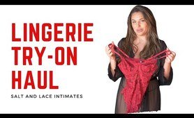 panties Try On Haul | Salt + Lace | Alicia Waldner (4k)