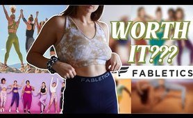 FABLETICS unsponsored Try On Haul *honest exercising sports try on haul*