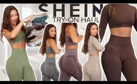 gigantic SHEIN sportswear HAUL 10+ SETS (BEST SRUNCH LEGGINGS) 2022 | BEYONCE BROWN