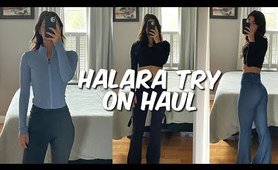 HALARA FLARE LEGGINGS/YOGA PANTS TRY ON HAUL