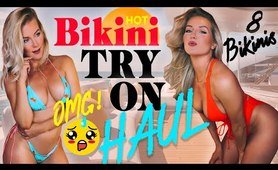 HOLY CRAP! beach costume TRY ON HAUL | 8 Bikinis from DollsKill.com w/ Kat Wonders
