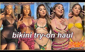 two piece bathing suit TRY-ON HAUL Summer 2022 ♡ Fashion Nova bathing costume