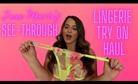 My First SHEER underwear Try on Haul