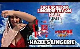 sweet LACE SCALLOP GARTER lingerie TRY ON HAUL!!!