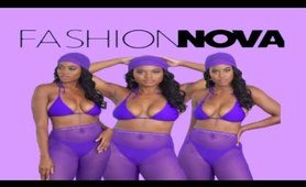 FASHION NOVA two piece bathing suit TRY-ON HAUL