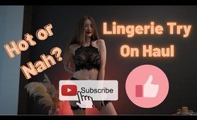 KatiaBang fine underwear Try On Haul | fine Lingeries