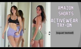 AMAZON activewear TRY-ON- Shorts / Squat tested / TikTok
