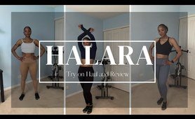 HALARA tights TRY ON HAUL & review | REACHING WEIGHT-LOSS GOALS REWARD!!