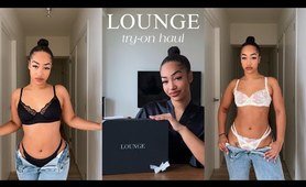 LOUNGE undies TRY-ON HAUL | LINGERIE, PJ'S AND tights