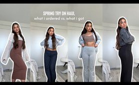 monstrous spring try-on clothing haul ♡ what i ordered vs. what i got from shein!