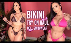 DOLL beach costume bikini TRY-ON HAUL