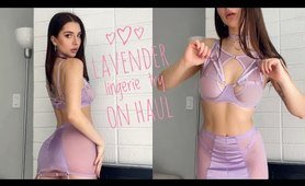 Lavender panties Try On Haul