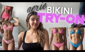 Aerie two piece try on and haul