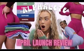 ALPHALETE APRIL LAUNCH *IN DEPTH OVERVIEW* TRYON HAUL REVIEW|  huge Giveaway New amplify scrunch
