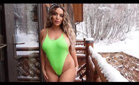 charming MICRO sunning TRY ON HAUL IN THE SNOW