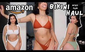 bikini TRY ON HAUL | Testing Out Alix Earle's Amazon Swimsuits ✨