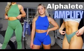 ALPHALETE TRY ON HAUL | AMPLIFY tights & FLEECE COLLECTIONS