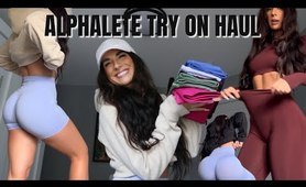 Alphalete try on haul || new amplify yoga pants