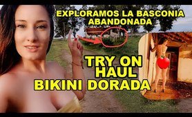 Try on haul review two piece bathing suit dorada en la Basconia