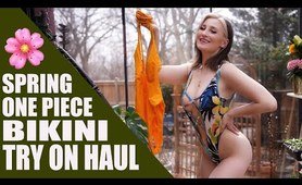 HOT One-Piece two piece Try-On Haul! WELCOME SPRING! I HOLLY WOLF
