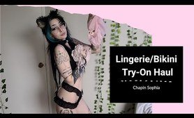 Goth babe lingerie TRY ON HAUL