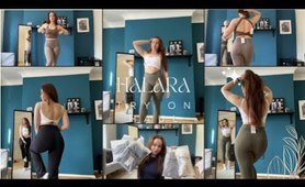 HALARA tights try on haul + Tops | GYMWEAR| ATHLEISURE OUTFITS