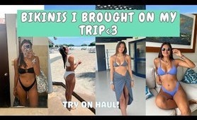 bikini try on haul- all the kinis I brought on my 4 day trip