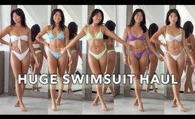 TRYING HYPED swimwear BRANDS! two piece Try On Haul: Frankies, Triangl, 437