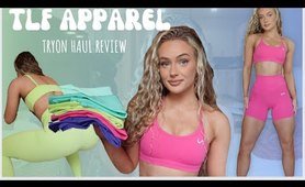 TLF APPAREL TRY ON HAUL & try on | New Tempo Glow Collection, neon summer color sportswear