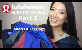 LULULEMON Try-On Haul Part 2: Shorts & sports