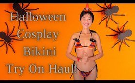HALLOWEEN Cosplay Anime Micro bikini Try On Haul!