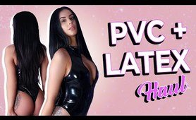 *SEXY* LATEX PVC lingerie TRY ON HAUL!
