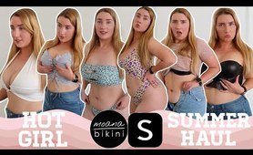 A Mid-Sized Hot babe Summer Haul | two piece Try On Haul | Moana two piece | SHEIN