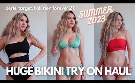 huge two piece bathing suit TRY ON HAUL SUMMER 2023 *affordable*