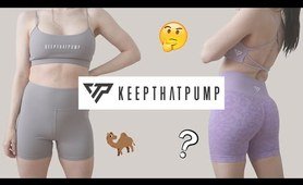 KEEP THAT PUMP Leggings, Shorts, sports Bra Try On Haul \\ #keepthatpump