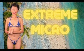 Extreme Tiny bikini Try on Haul and two piece Challenge for @NaiadesAqua