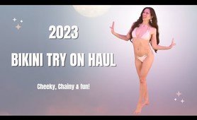 two piece bathing suit try on haul 2023 - Strappy,  & Cheeky!