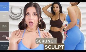 THIS IS HILARIOUS... NEW LAZULI LABEL SCRUNCH SCULPT yoga pants & SHORTS TRY ON HAUL try on #leggings
