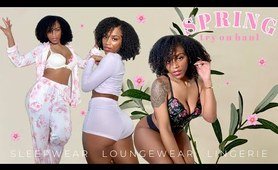 SPRING TRY ON HAUL | SLEEPWEAR, LOUNGEWEAR, & underwear | MEKA LA'RAE