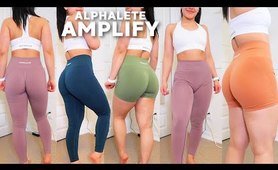 Alphalete Amplify Try On Haul // Size Large, No Rolling + Squat Test