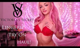 Victoria's Secret RED AND WHITE undies Try On Haul